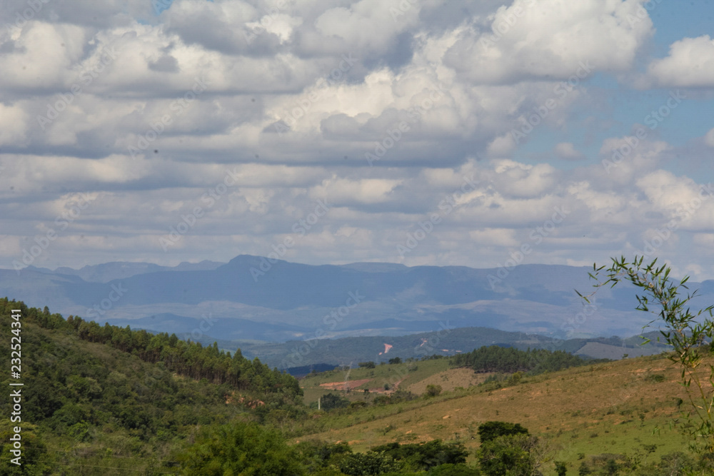 panorama of mountains