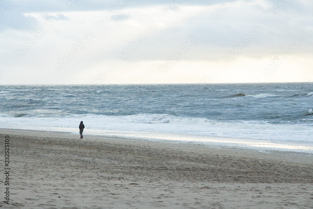 Strandspaziergänger