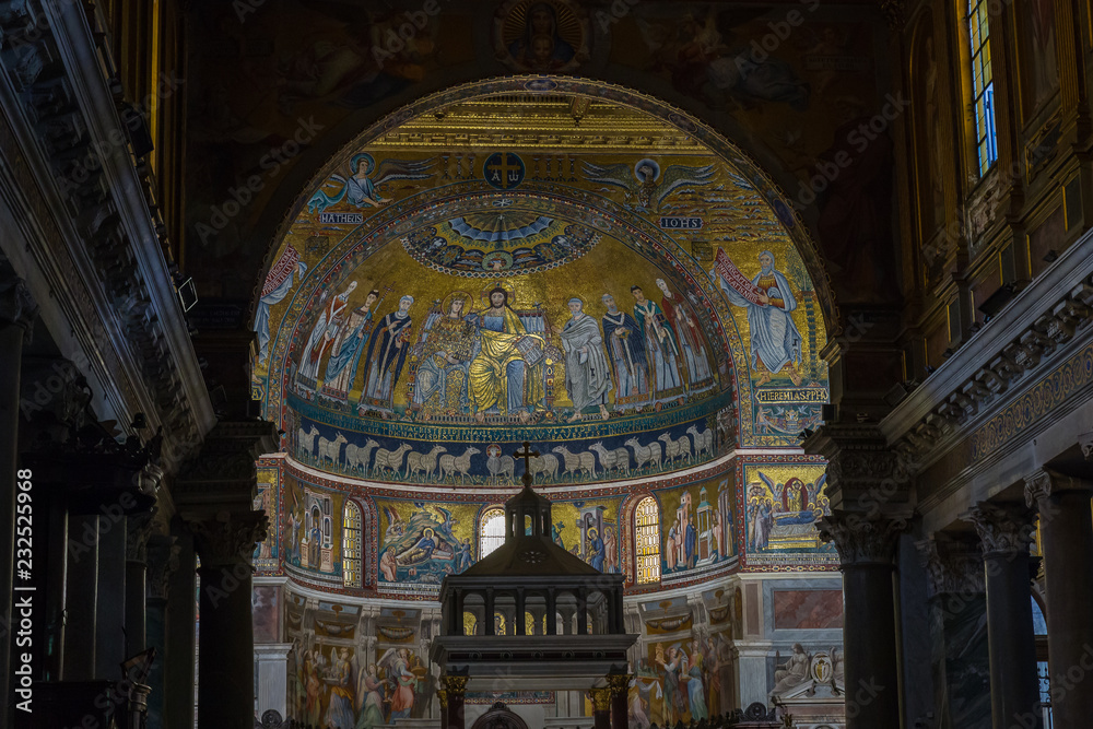 mosaics in the apse
