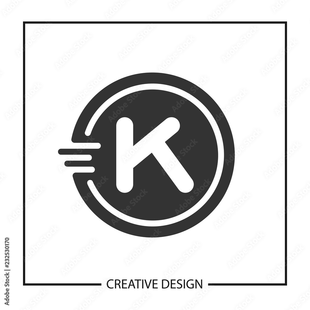 Initial Letter K Logo Template Vector Design Initial Letter K Logo Template Vector Design