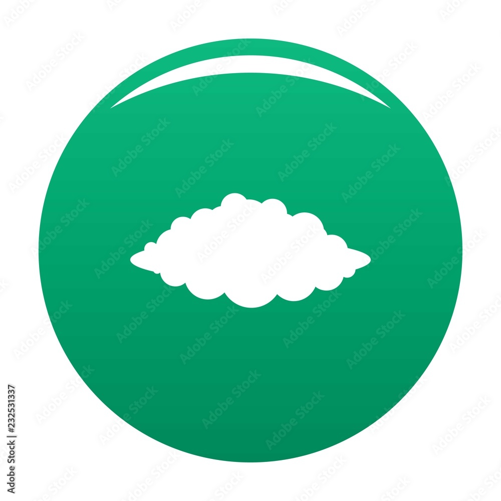 Storm icon. Simple illustration of storm vector icon for any design green Storm icon. Simple illustration of storm vector icon for any design green