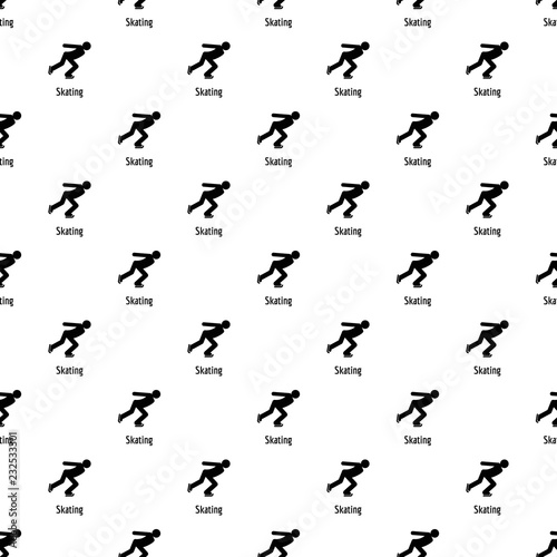 Skating pattern seamless vector repeat geometric for any web design