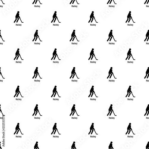 Hockey pattern seamless vector repeat geometric for any web design