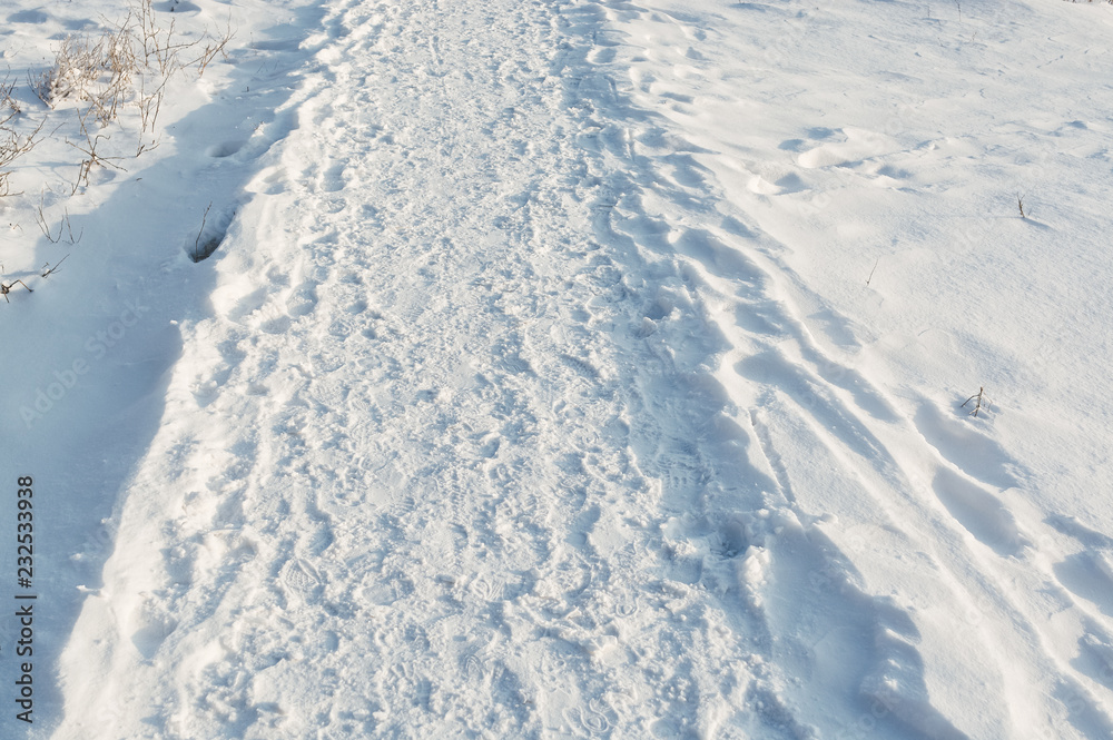 Uncleaned snowy sidewalks Uncleaned snowy sidewalks