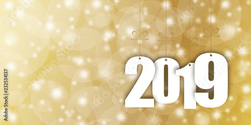 hang tags with year 2019