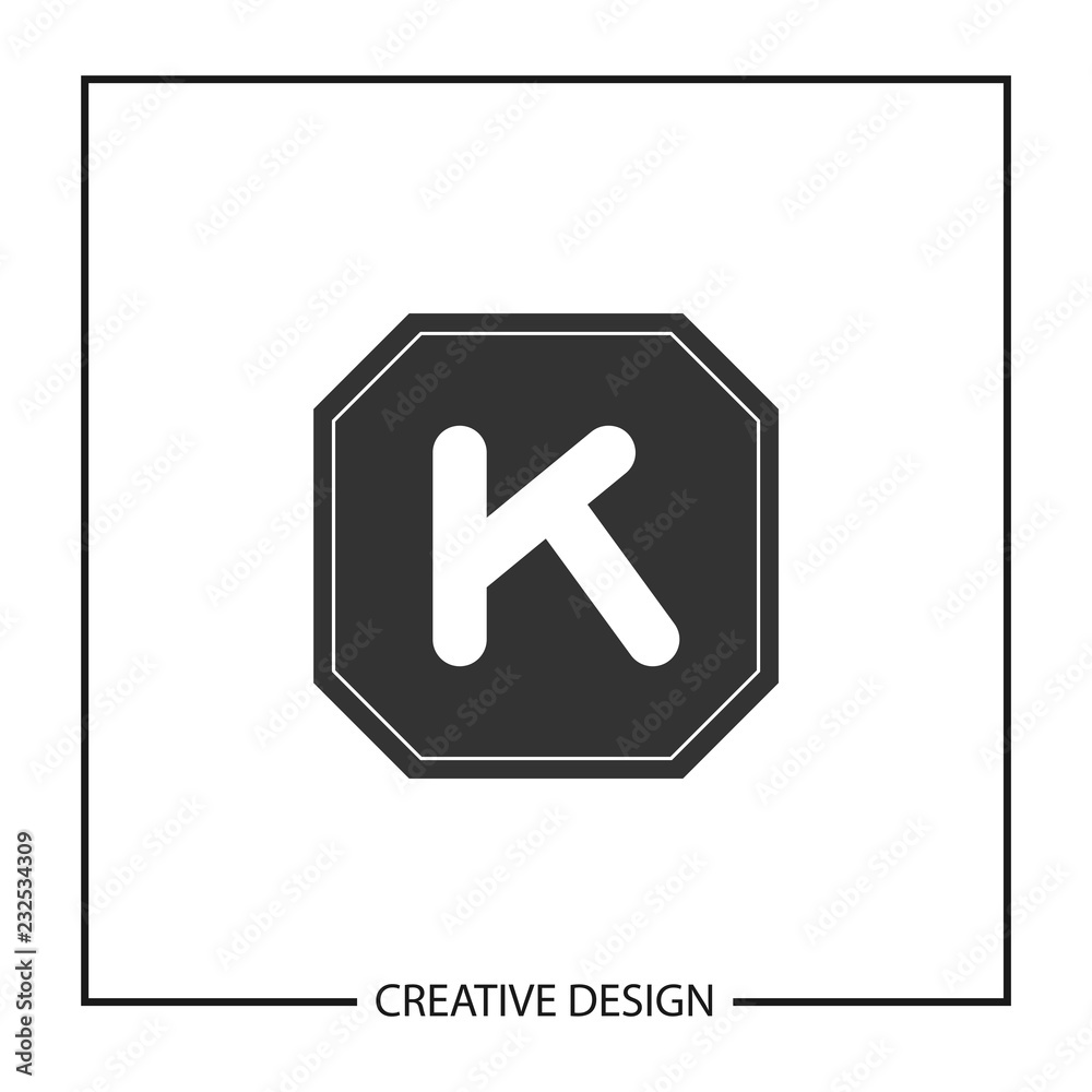 Initial Letter K Logo Template Vector Design Initial Letter K Logo Template Vector Design