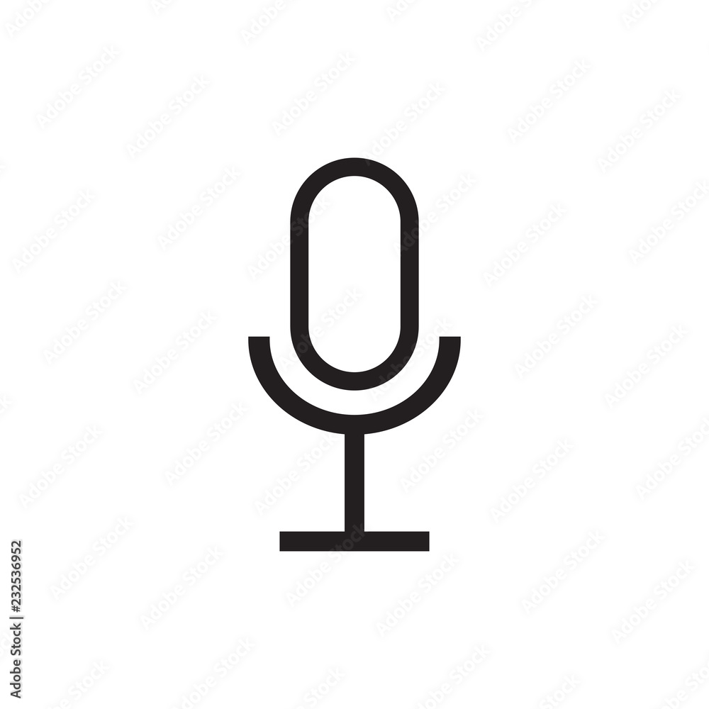Microphone Icon vector Microphone Icon vector
