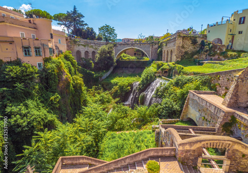 Tivoli (Italy) - The nice little town on the hill in province of Rome, famous for the historical and touristic site Villa Adriana and Villa d'Este. Here a view of historic center.