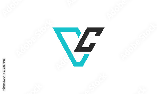 VC letters logo monogram