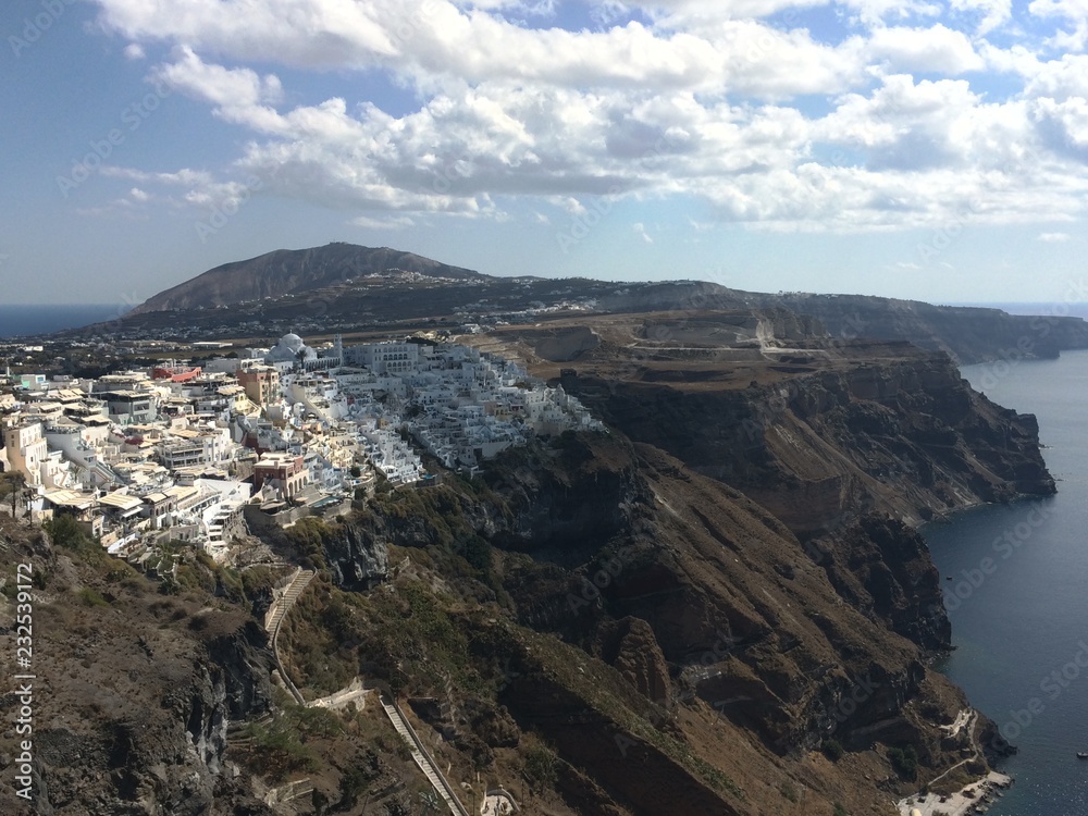 view of santorini greece