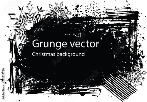 Vector Christmas grunge background