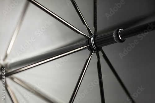 Abstract shot inside of umbrella