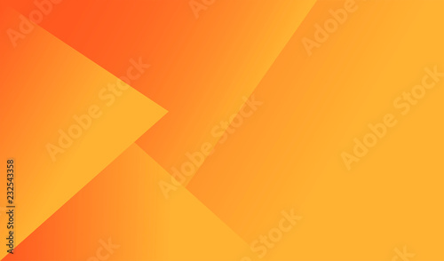 Orange color geometry background abstract art. Vector illustration © Yeroma