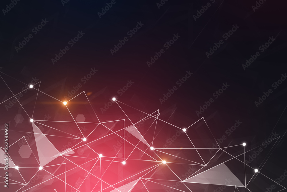 Red and black polygonal background Red and black polygonal background