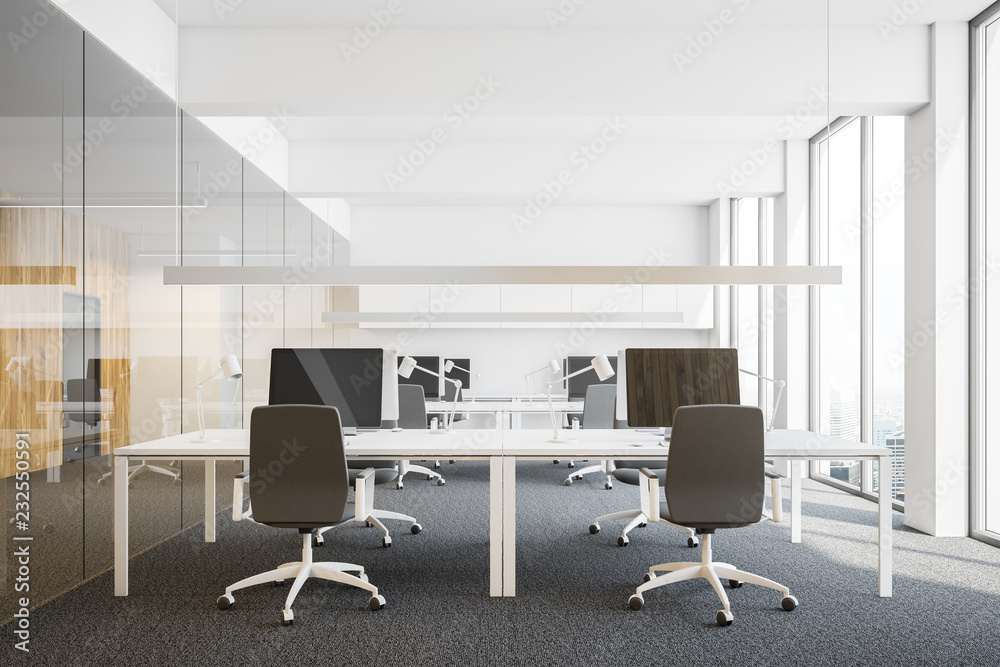 Fototapeta premium Office workplace interior