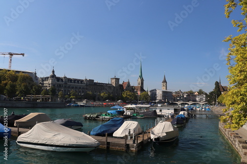 beautfull view on zurich 