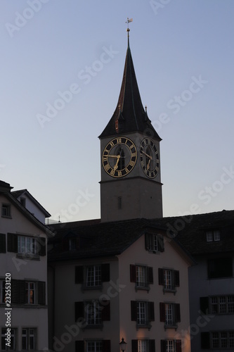 clock in zurich