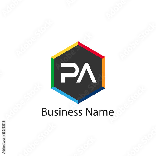 Initial Letter Pa Logo Template Design Free Download Initial Letter Pa Logo Template Design - GFXLoad