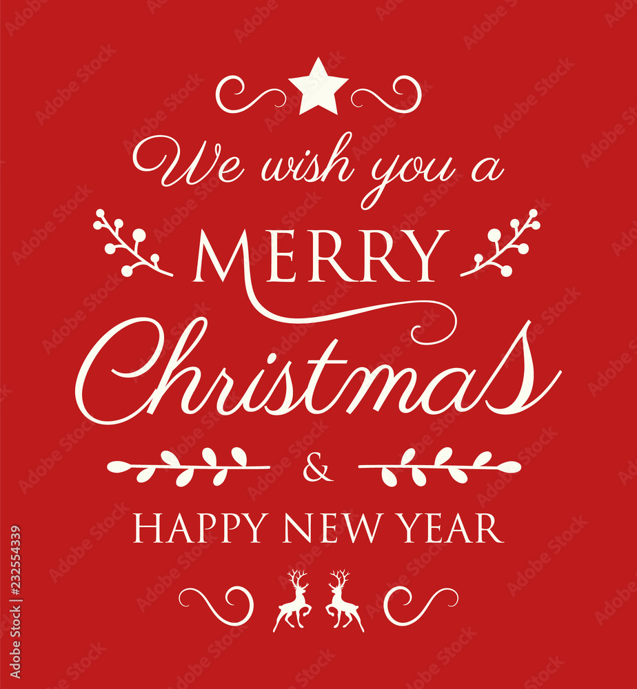 Christmas wishes with festive decorations. Vector. Christmas wishes with festive decorations. Vector.