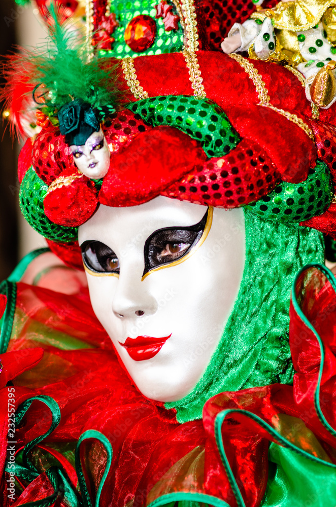 mask at carnival in venice