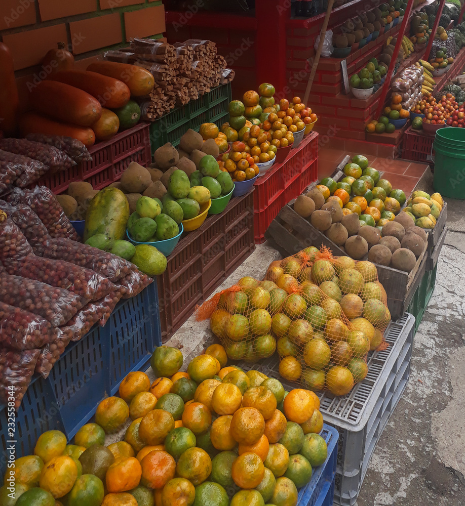 Fruit stand on the street Fruit stand on the street