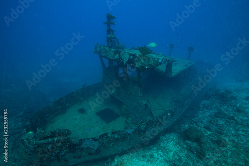 Wreck sits on sea floor © The Ocean Agency