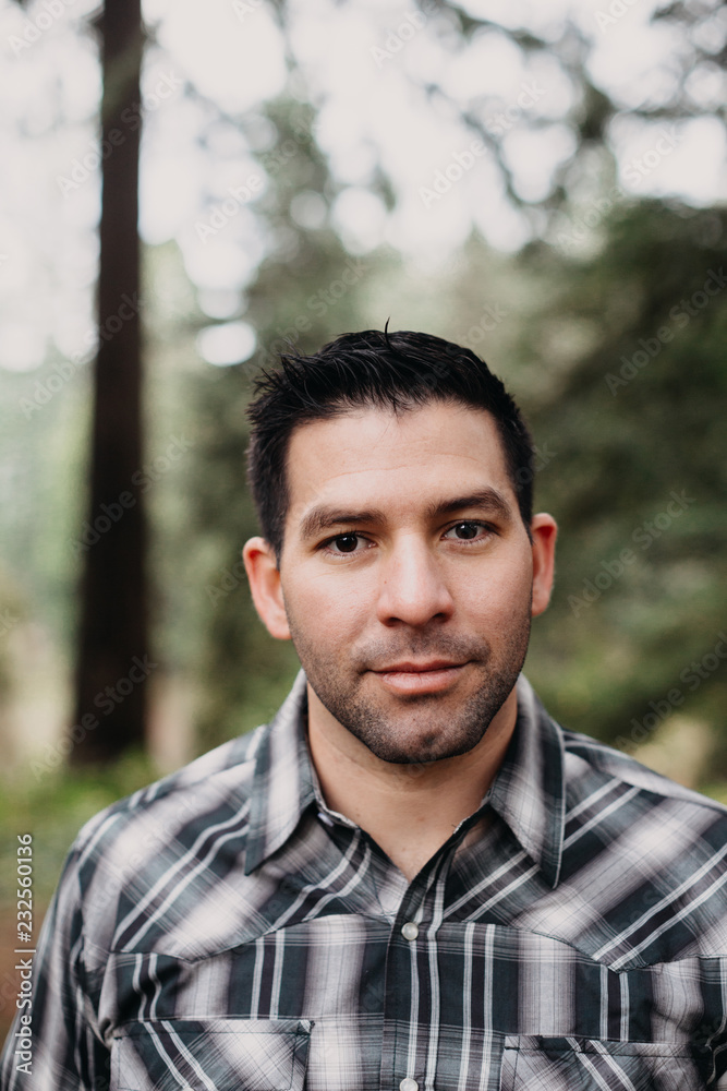 Portrait of Handsome Man Outdoors Portrait of Handsome Man Outdoors
