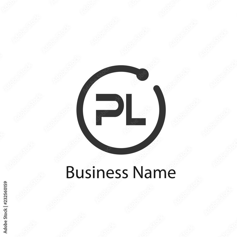 Initial Letter PL Logo Template Design Initial Letter PL Logo Template Design