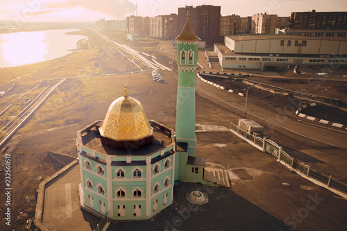 The northernmost mosque in the world Nurd Kamal in Norilsk photo