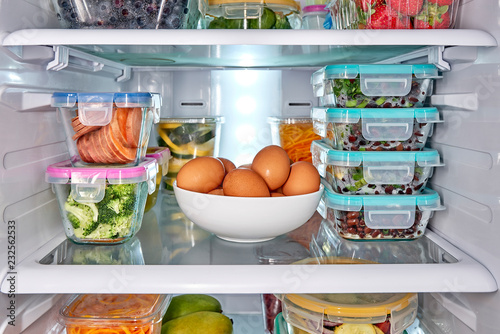 Healthy Ingredients Prepped for Easy Cooking at Mealtime