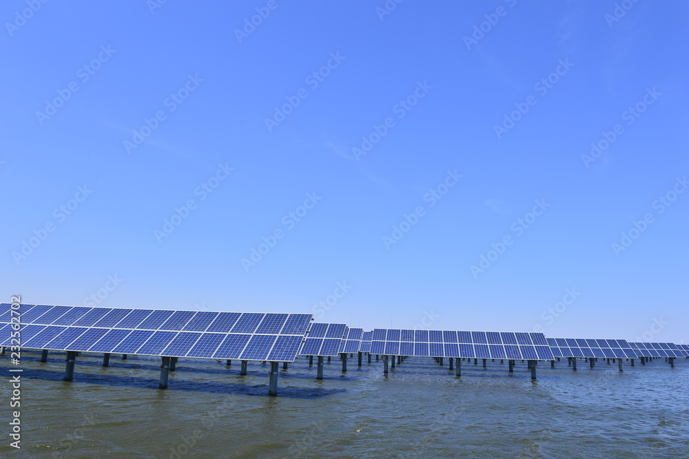 Solar panels green energy
