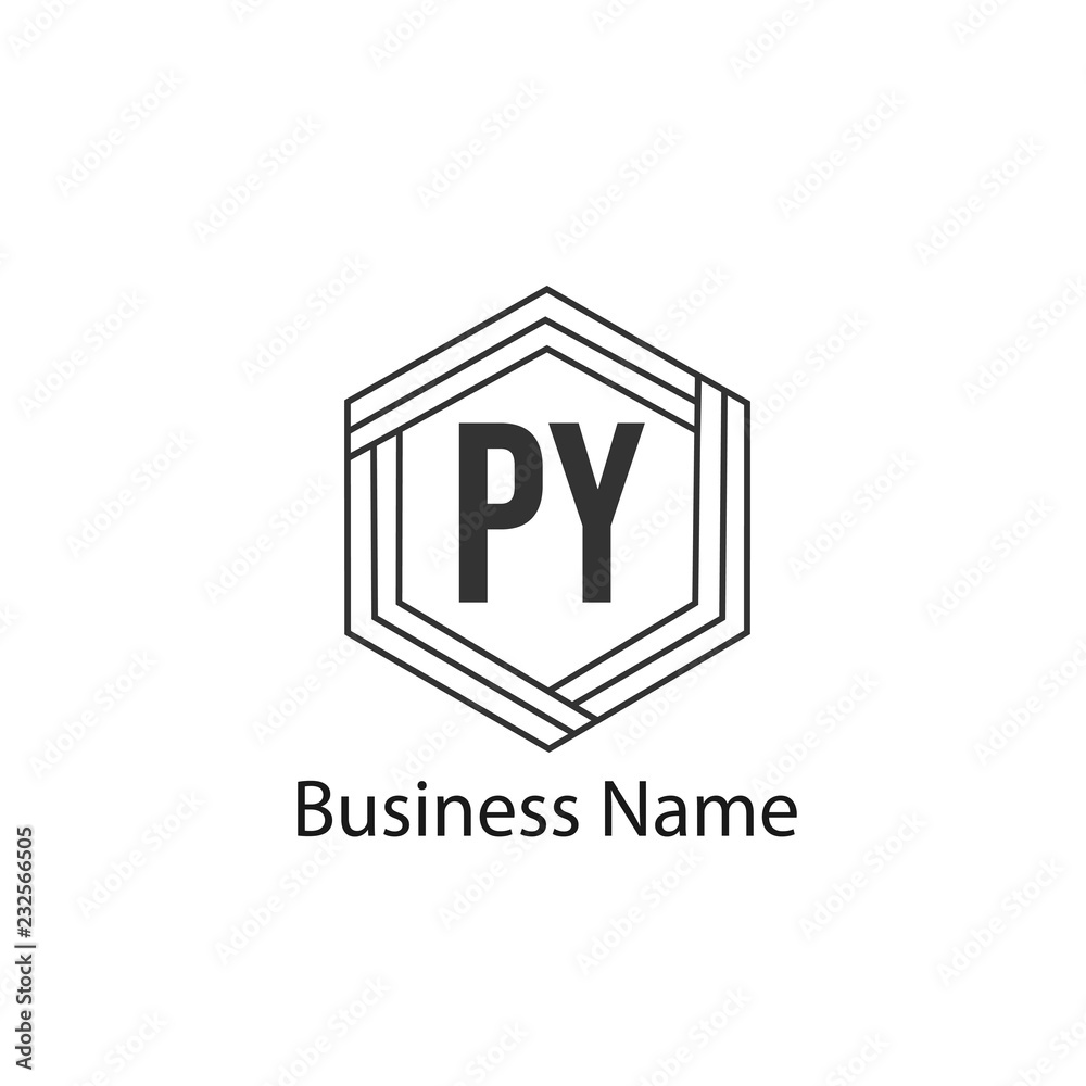Initial Letter PY Logo Template Design Initial Letter PY Logo Template Design
