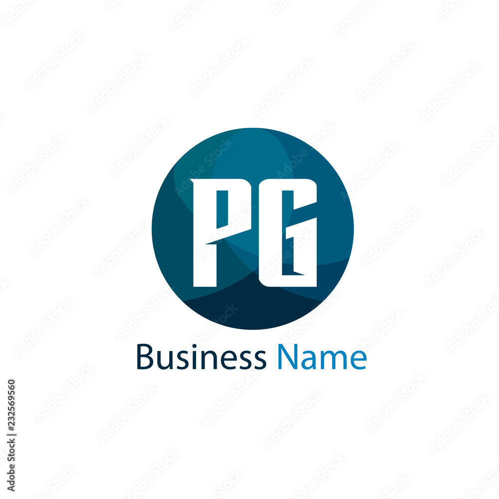 Initial letter PG Logo Template Design Initial letter PG Logo Template Design