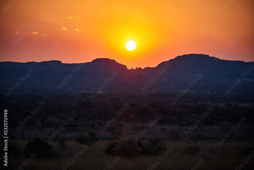 Sunset, Silhouette, Madagascar