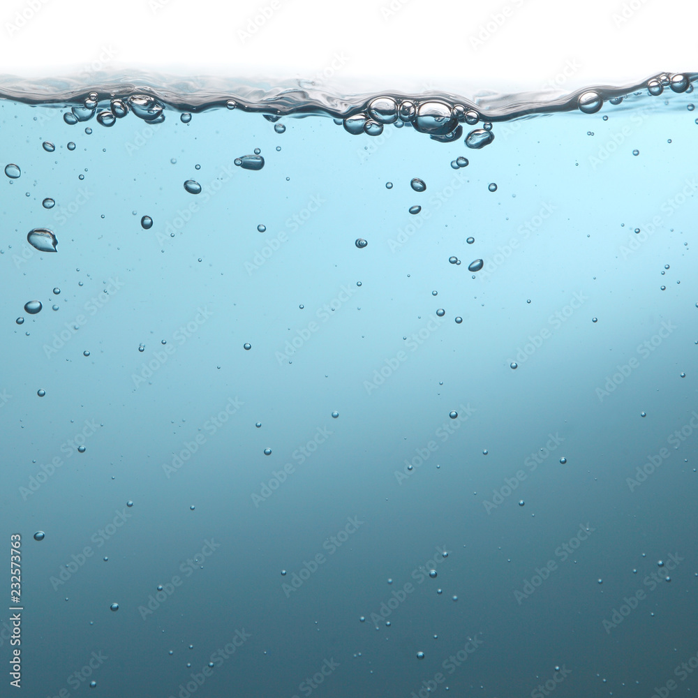 wave with air bubbles wave with air bubbles