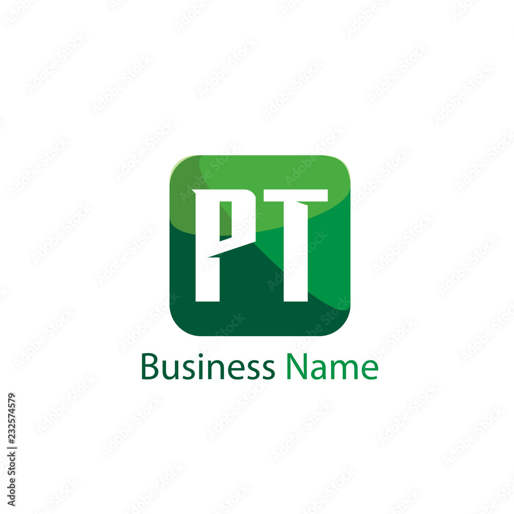 Initial letter PT Logo Template Design Initial letter PT Logo Template Design