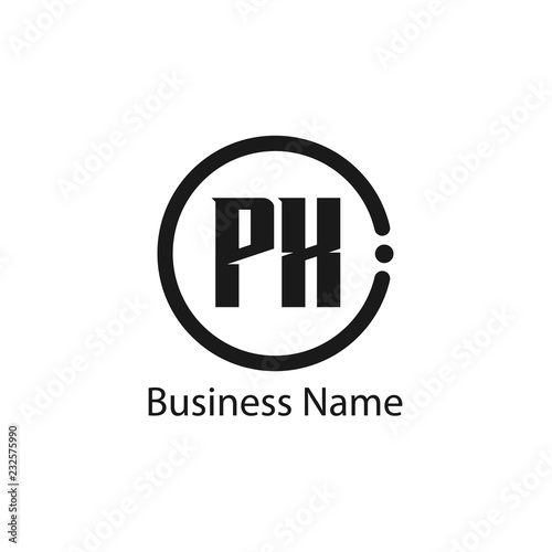 Initial letter PX Logo Template Design