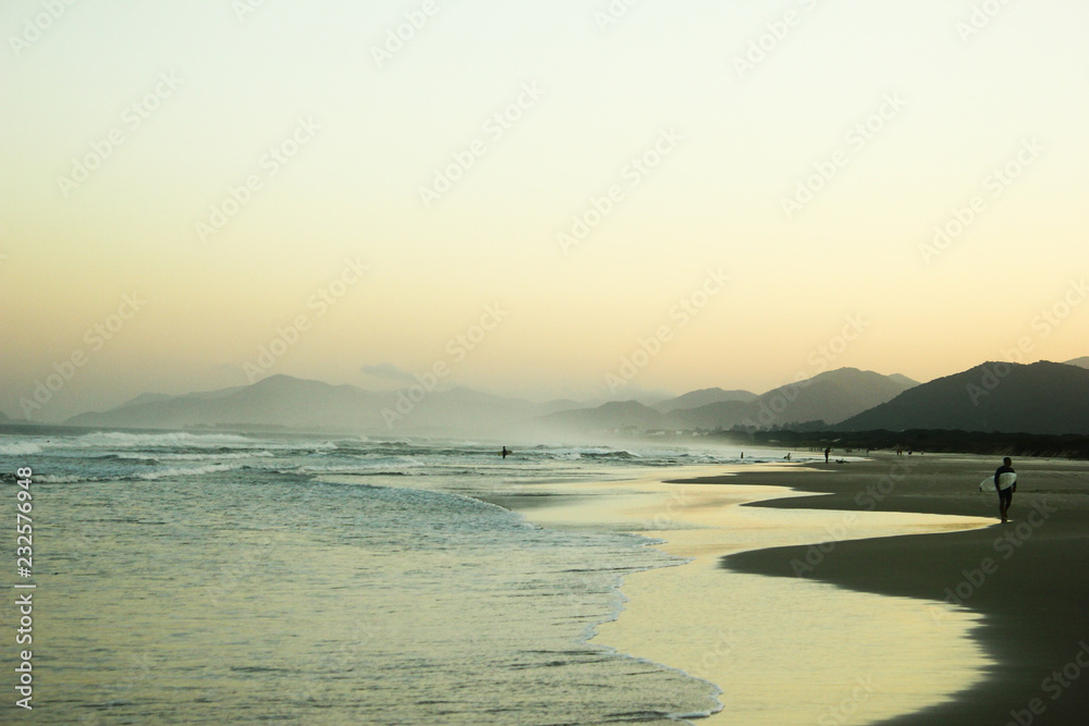 Fototapeta premium sunset on beach