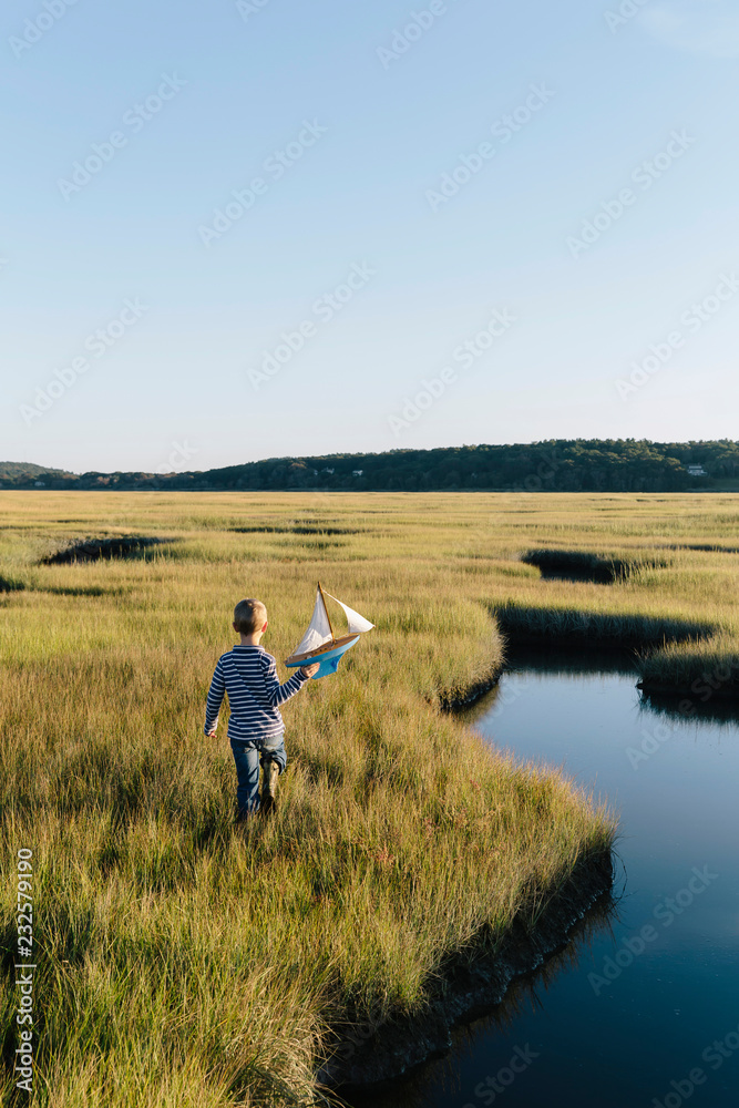 Autumn Sail in the Marsh Autumn Sail in the Marsh