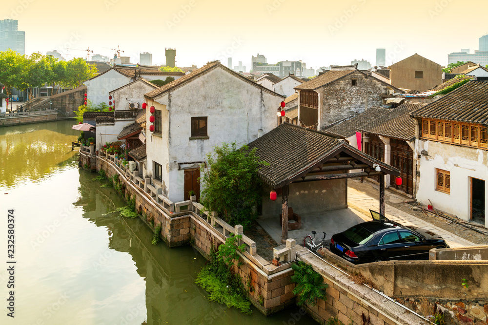 Historic scenic old town Wuzhen, China