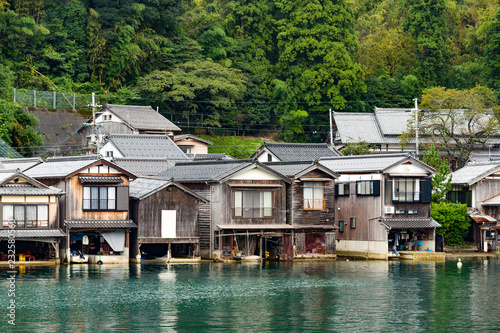 Traditional Buildings in ine Kyoto of Japan