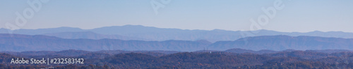 Great Smoky Mountains seen from Knoxville, TN