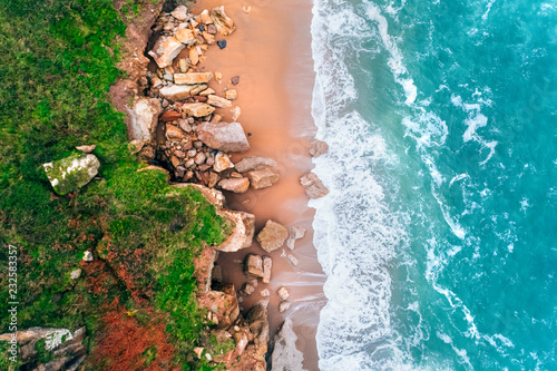 Wild beach view photo