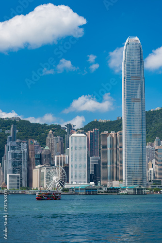 Hong Kong Skyline and Star ferry photo