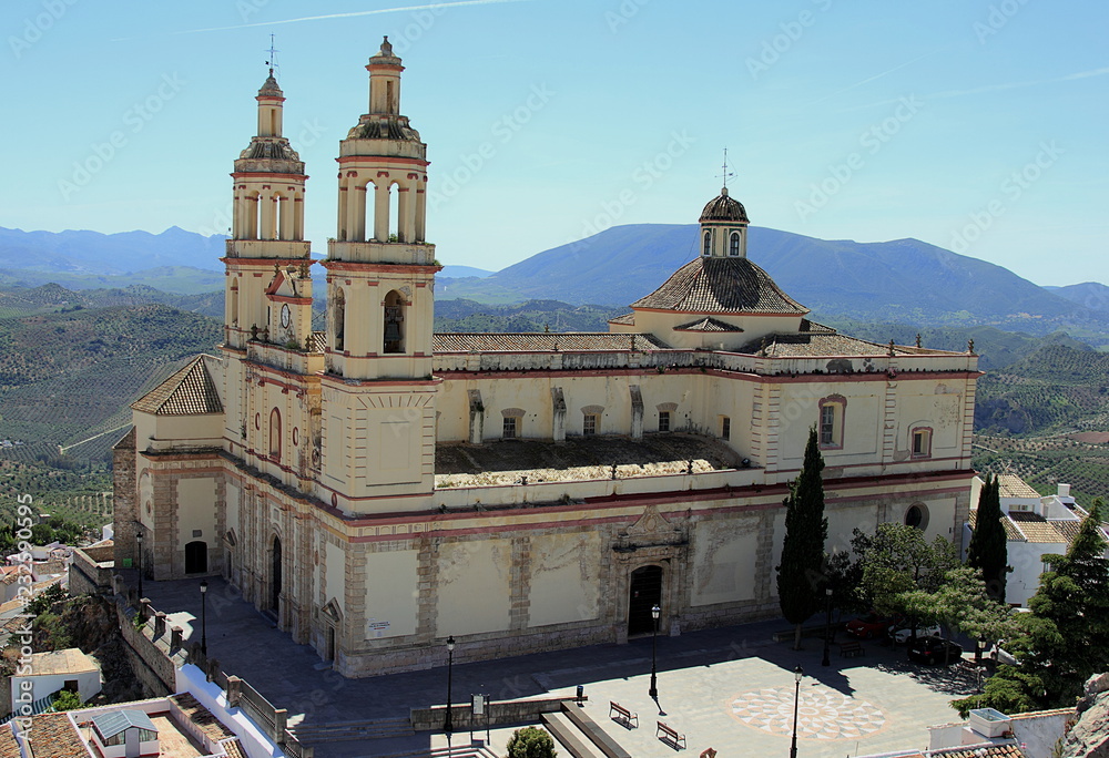 Church of Our Lady of Incarnation in Olvera. Cadiz province, Andalusia, Spain