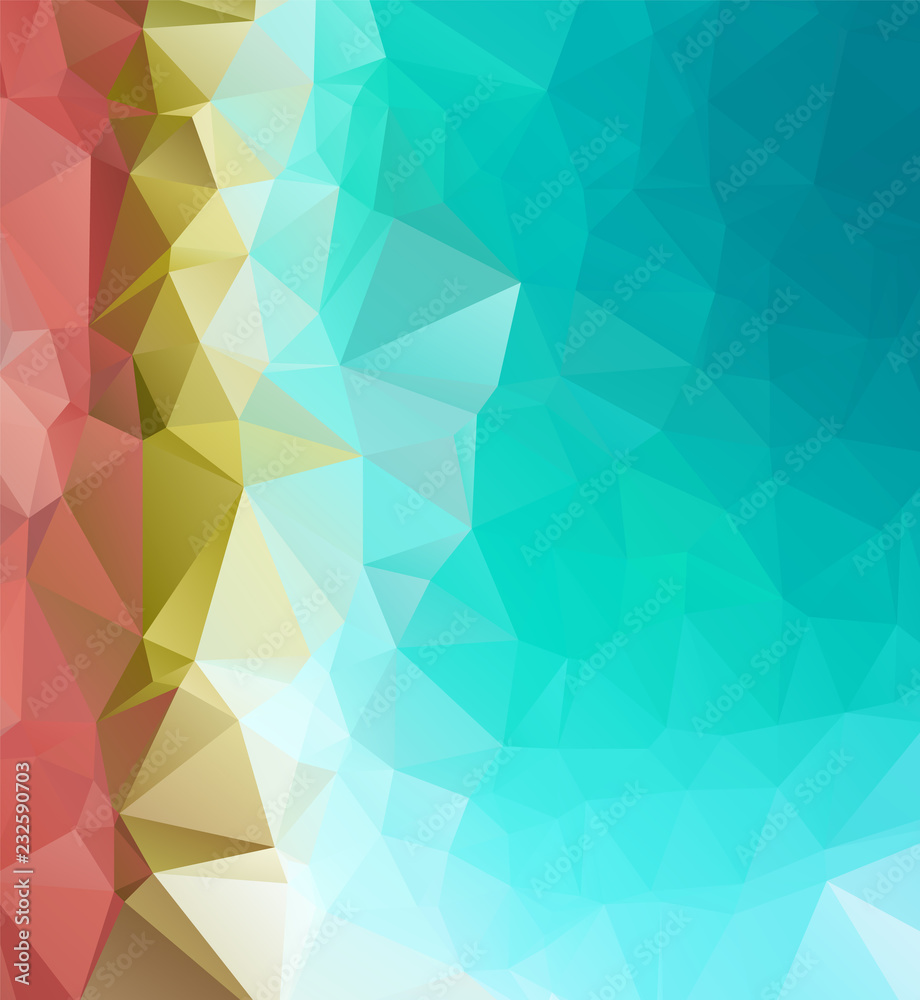 Fototapeta premium Abstract Geometric backgrounds full Color