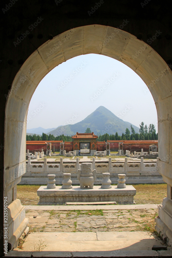 Fototapeta premium traditional Chinese style landscape architecture