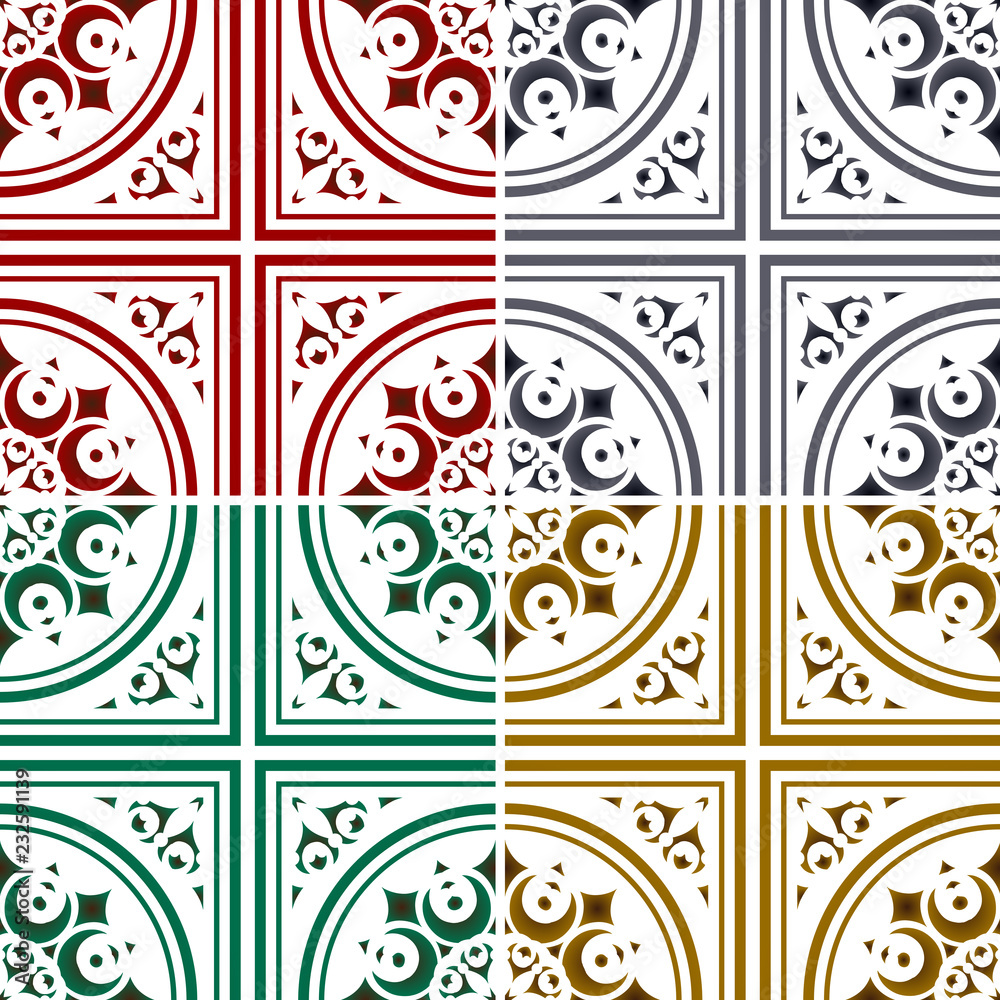 Fototapeta premium beautiful tile pattern