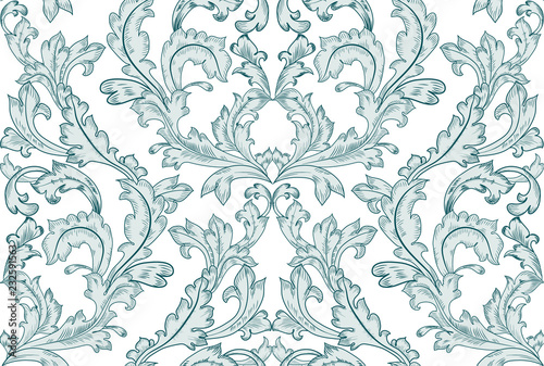 vintage seamless texture with arabesque for your design