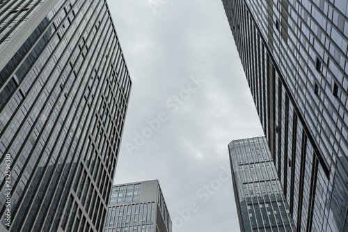 Urban high buildings, look up © Wang